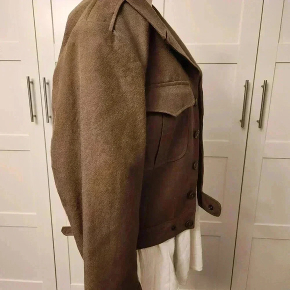 WWII Reproduction Ike Jacket Wool Blend Field Coat 40R ATF Mfg Military - Picture 9 of 9